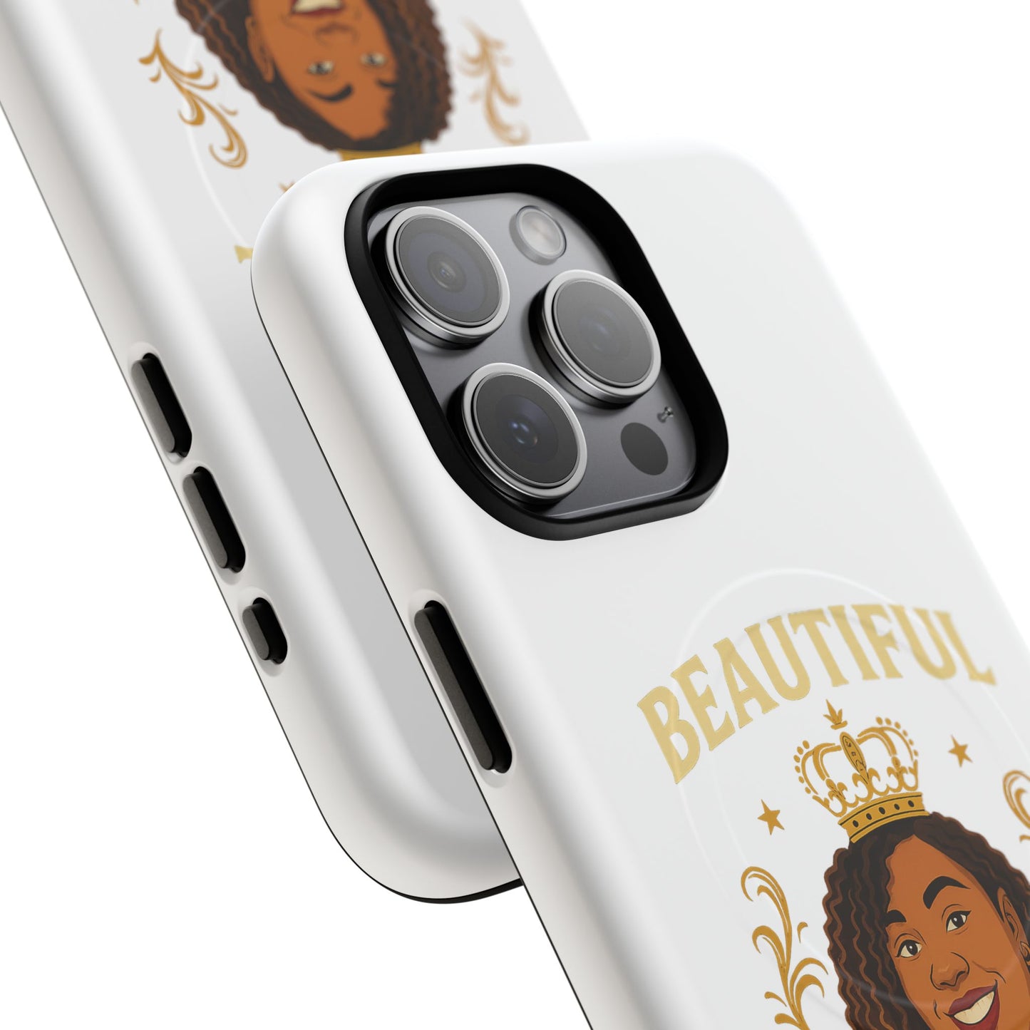 Beautiful Queen Magnetic Phone Case, Tough Phone Cover, Unique Gift for Her, Stylish Phone Accessories, Birthday Present, Empowering Design