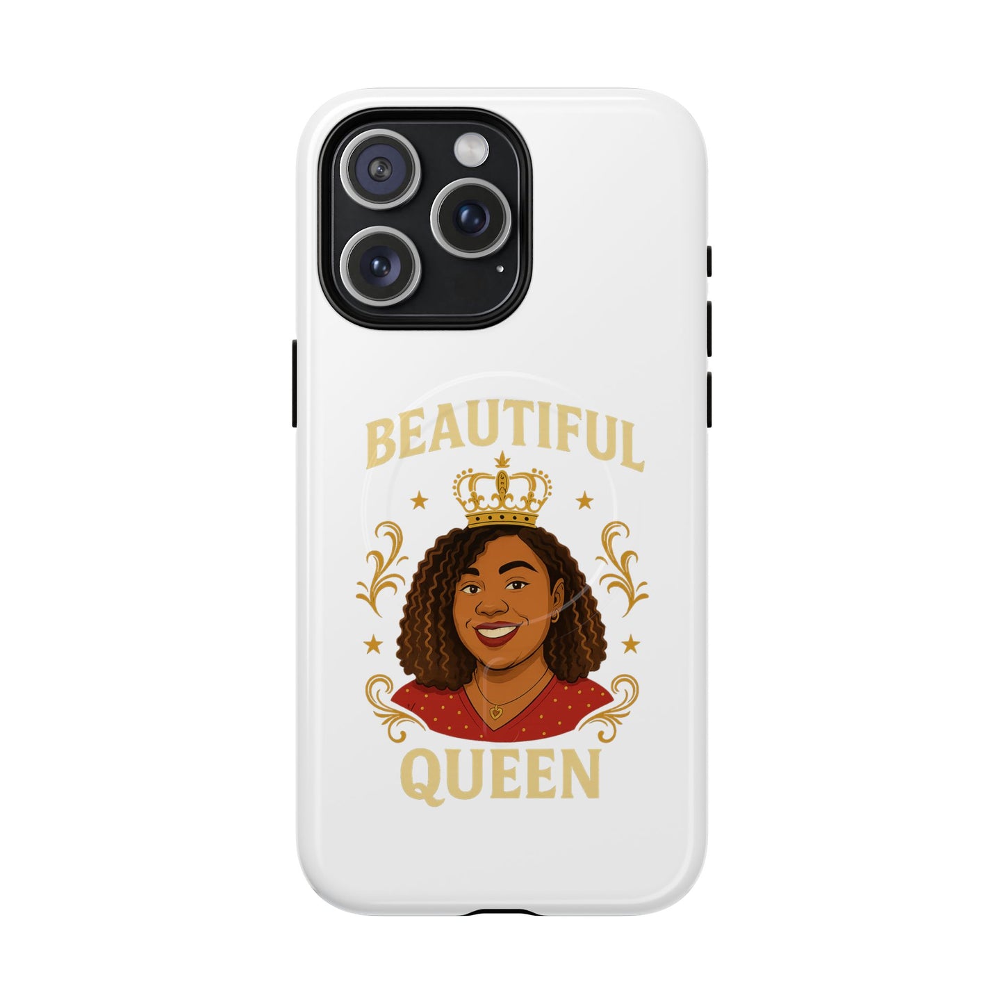 Beautiful Queen Magnetic Phone Case, Tough Phone Cover, Unique Gift for Her, Stylish Phone Accessories, Birthday Present, Empowering Design