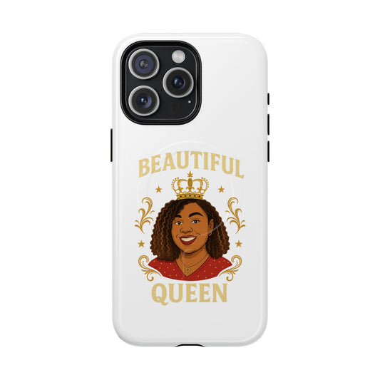 Beautiful Queen Magnetic Phone Case, Tough Phone Cover, Unique Gift for Her, Stylish Phone Accessories, Birthday Present, Empowering Design