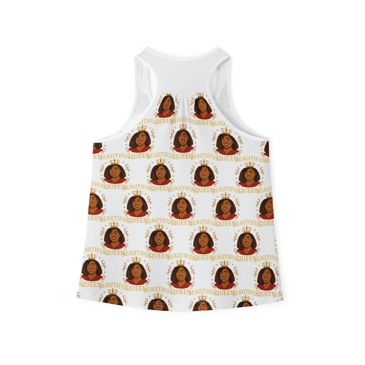 Empowered Women’s Tank Top, Inspirational Summer Tee, Gift for Her, Affirmation Wear, Everyday Casual Top, Unique AOP Shirt