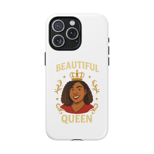 Beautiful Queen Magnetic Phone Case, Tough Phone Cover, Unique Gift for Her, Stylish Phone Accessories, Birthday Present, Empowering Design